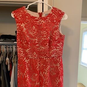 Beautiful red lace dress